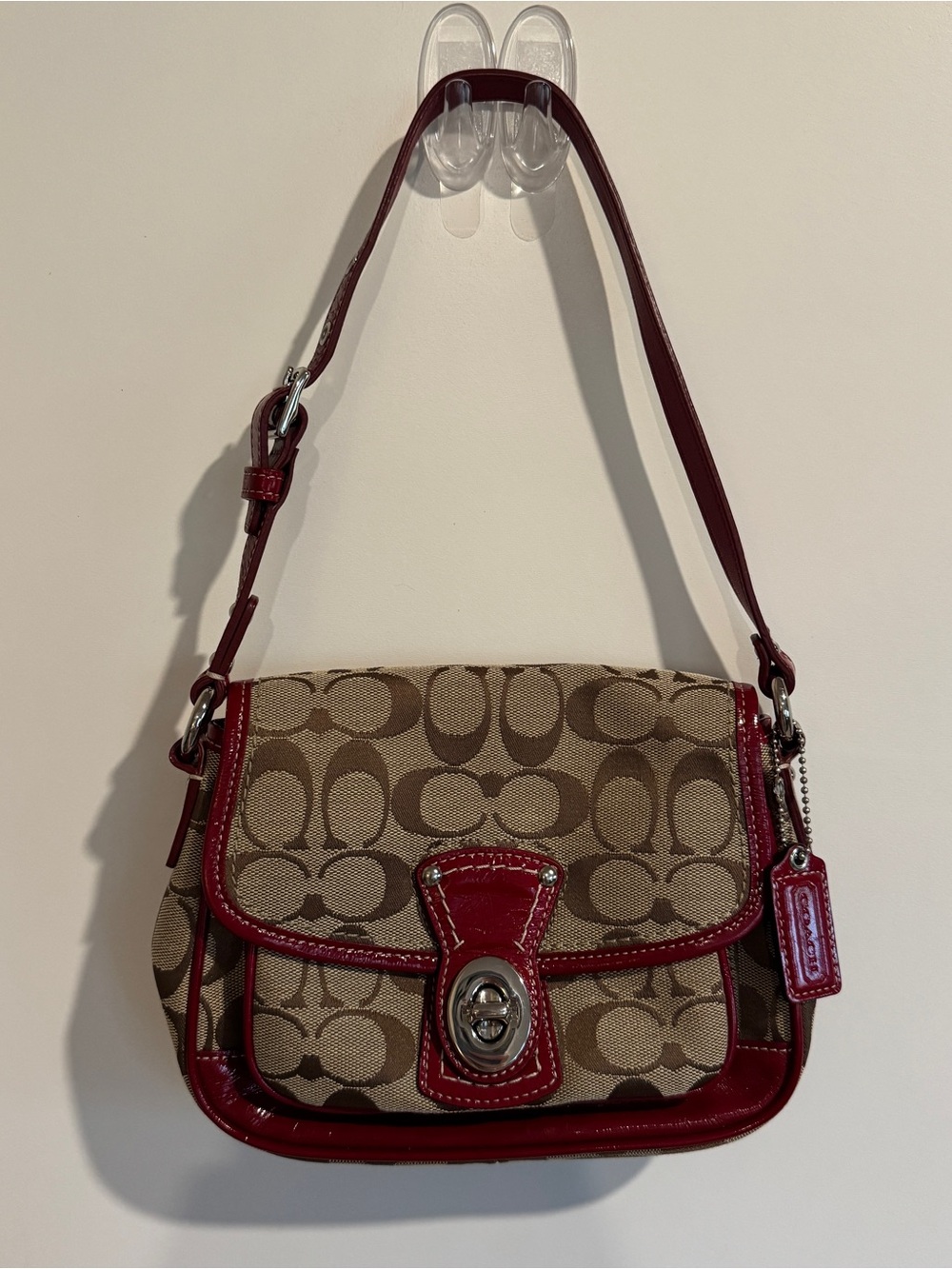 Coach Signature Legacy Shoulder Bag